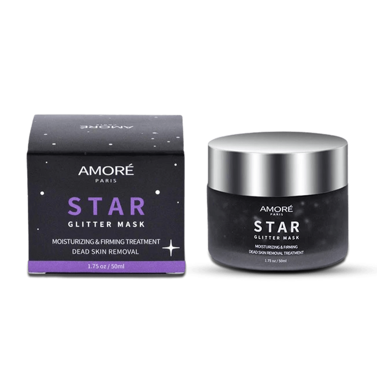 Black Glitter Purifying Peel-Off Facial Masks