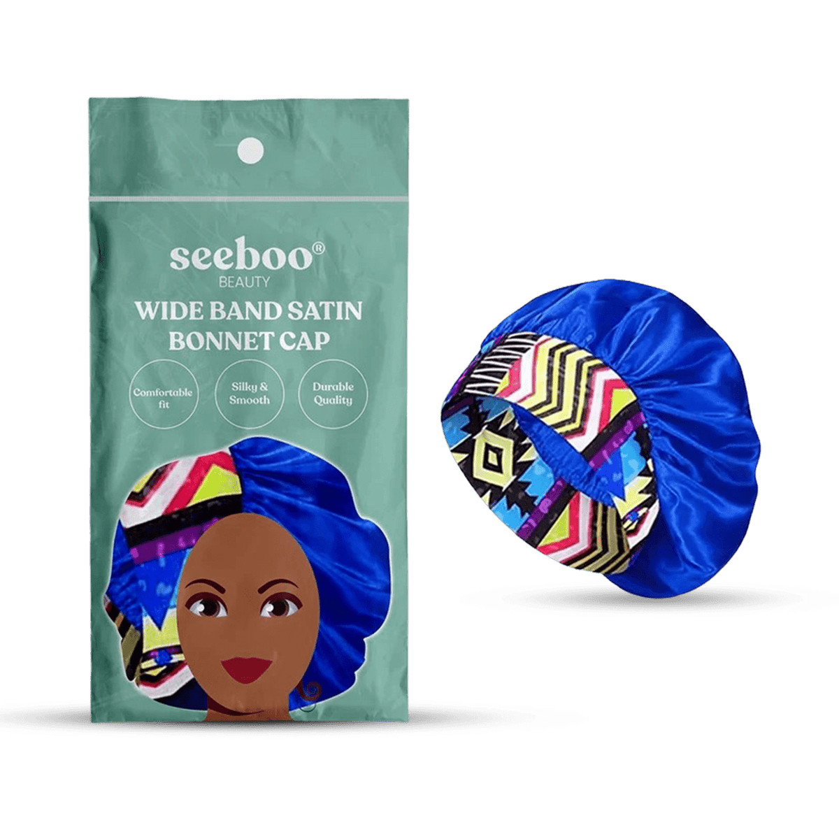 Women's Silky Satin Headband - Blue