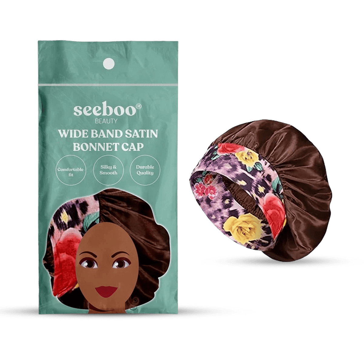 Women's Silky Satin Headband - Coffee