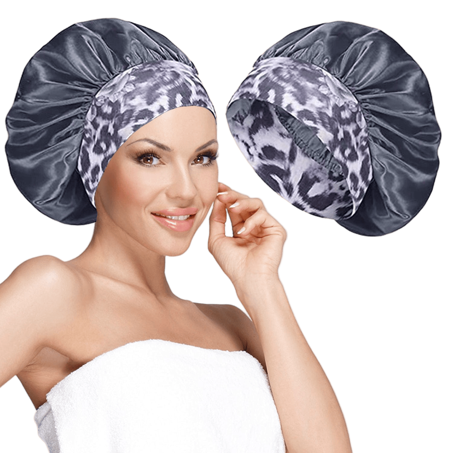 Women's Silky Satin Headband - Gray