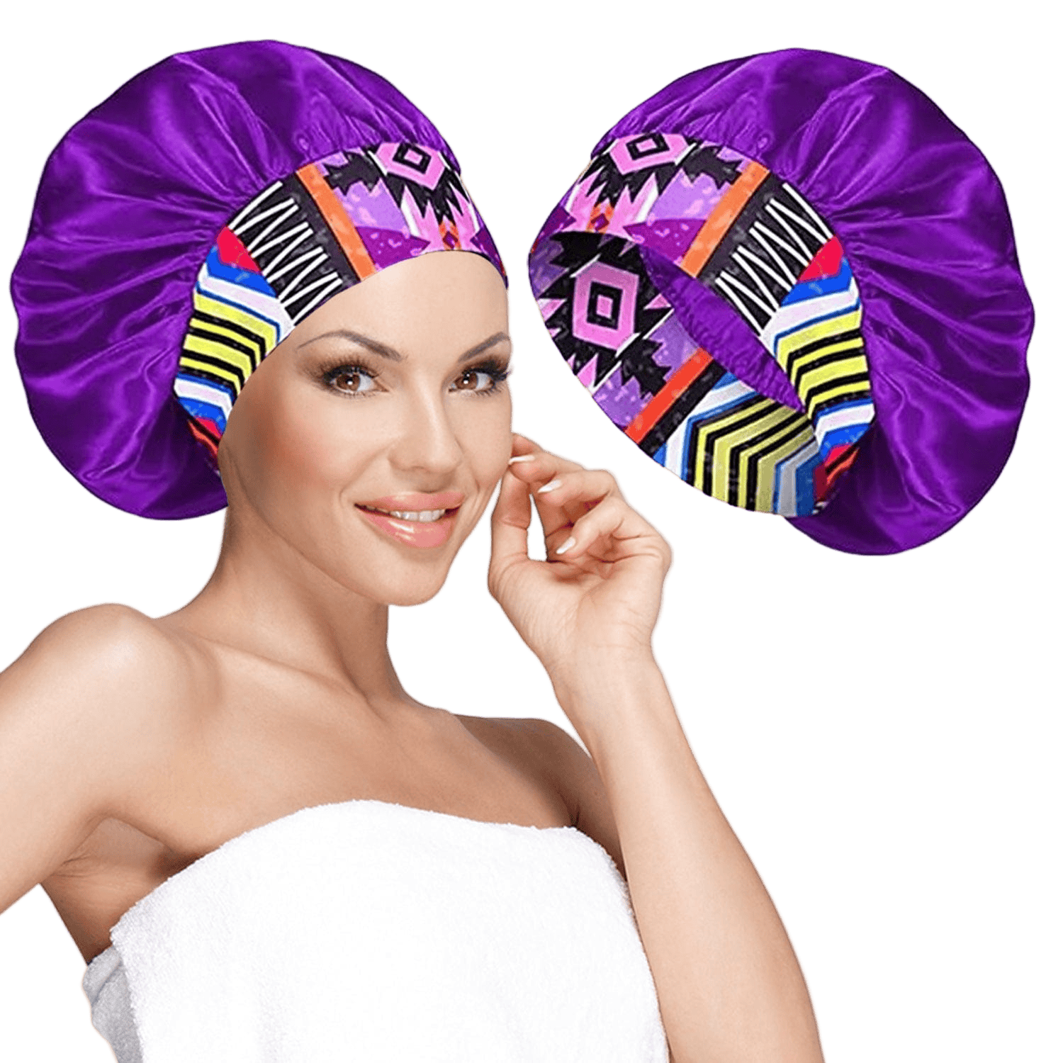 Women's Silky Satin Headband - Purple